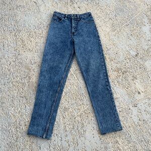 Guess Vintage 80’s High Waisted Acid Wash Jeans Size 28